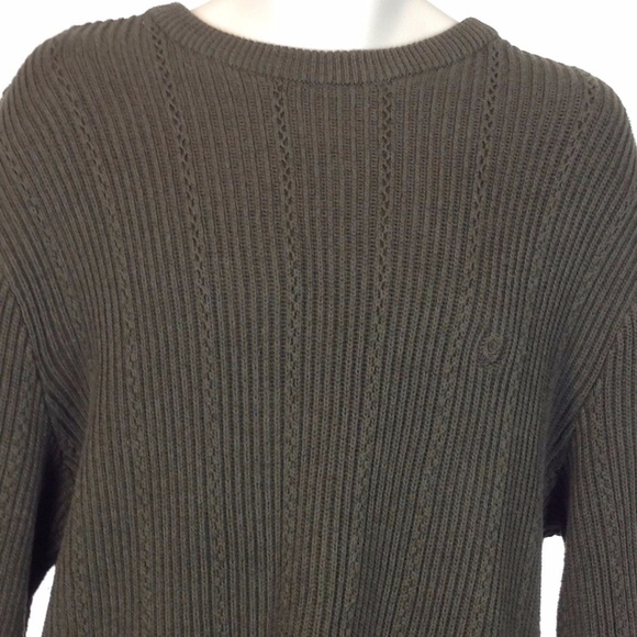 mens cable knit cotton sweater